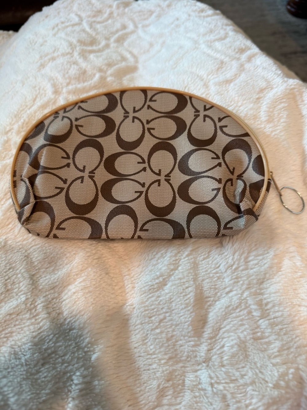 Ella Brown Signature Print Cosmetic Pouch